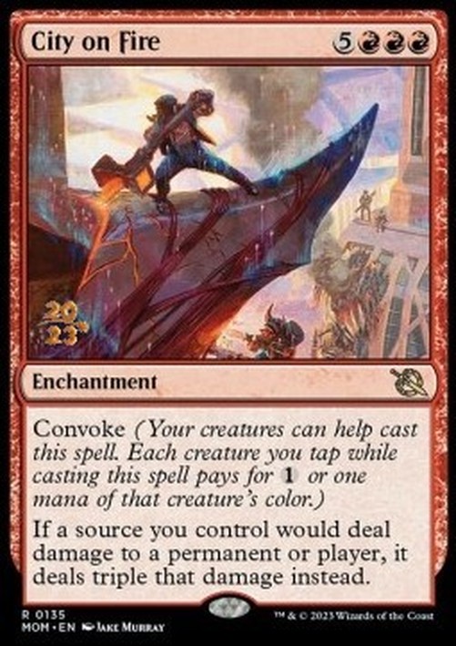 Magic: The Gathering Stadt on Fire (V.1)