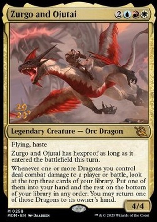 Magic: The Gathering Zurgo and Ojutai (V.1)