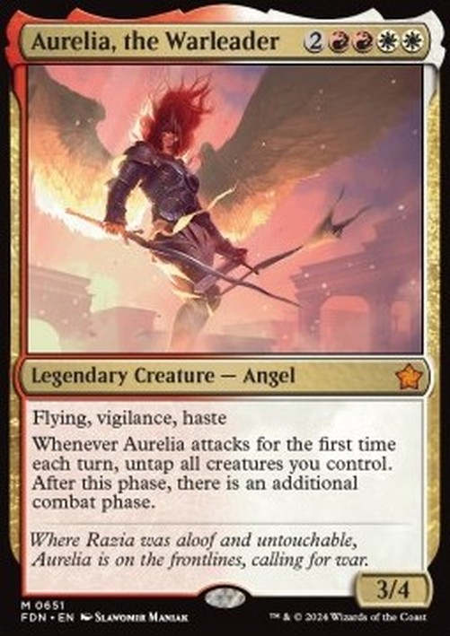 Magic: The Gathering Aurelia, the Warleader