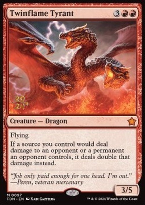 Magic: The Gathering Twinflame Tyrant (V.1)