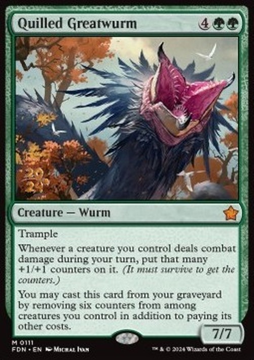 Magic: The Gathering Quilled Greatwurm