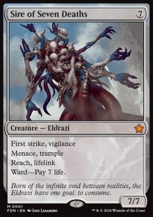Magic: The Gathering Sire of Seven Deaths