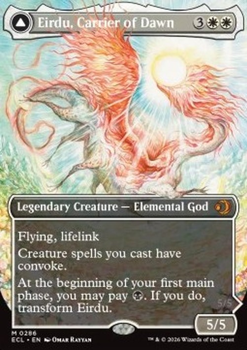 Magic: The Gathering Eirdu, Carrier of Dawn // Isilu, Carrier of Twilight