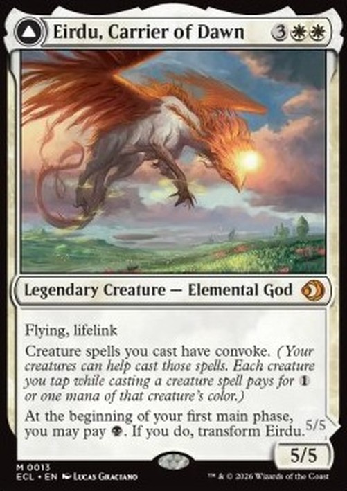 Magic: The Gathering Eirdu, Carrier of Dawn // Isilu, Carrier of Twilight