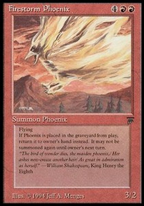 Magic: The Gathering Firestorm Phoenix