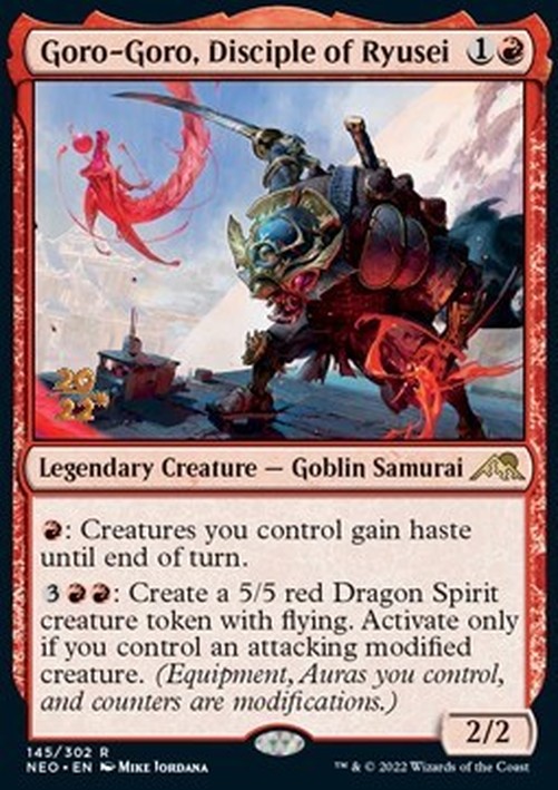 Magic: The Gathering Goro-Goro, Disciple of Ryusei (V.1)