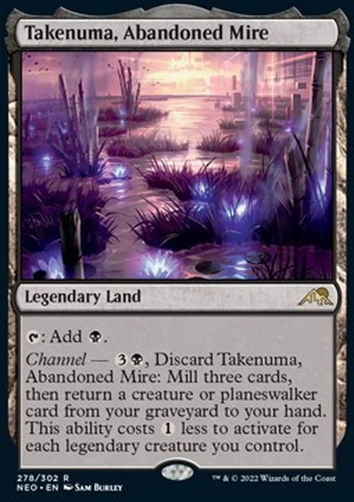 Magic: The Gathering Takenuma, Abandoned Mire