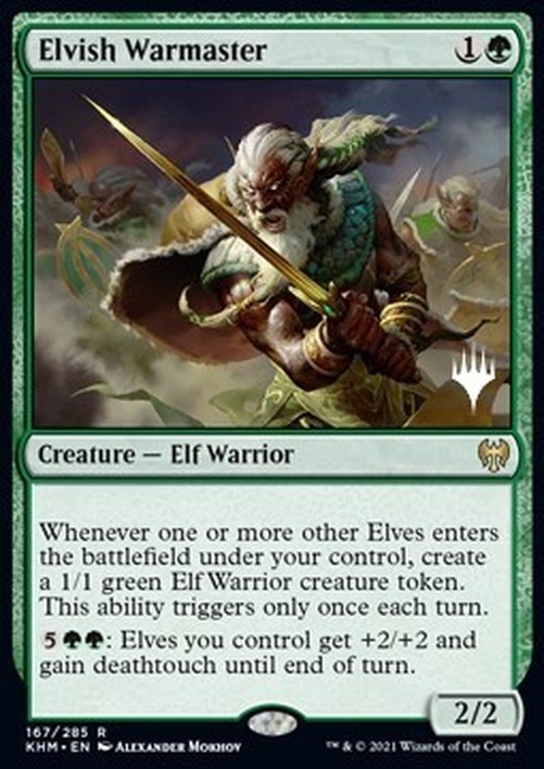Magic: The Gathering Elvish Warmaster (V.2)