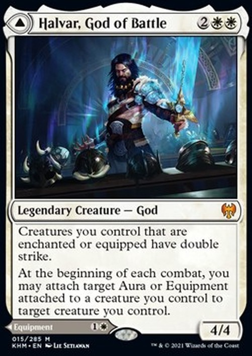 Magic: The Gathering Halvar, God of Battle // Sword of the Realms