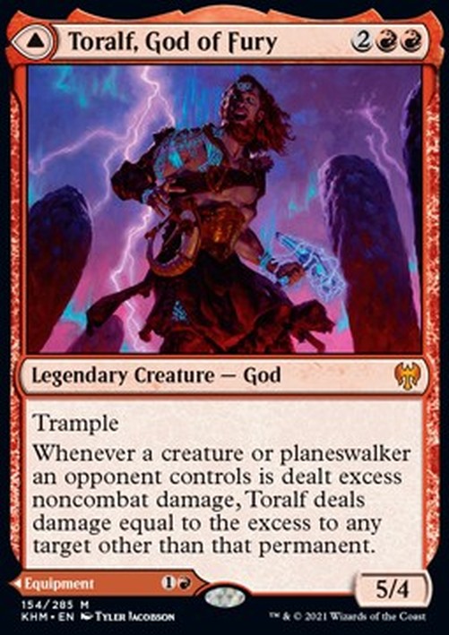 Magic: The Gathering Toralf, God of Fury // Toralf's Hammer