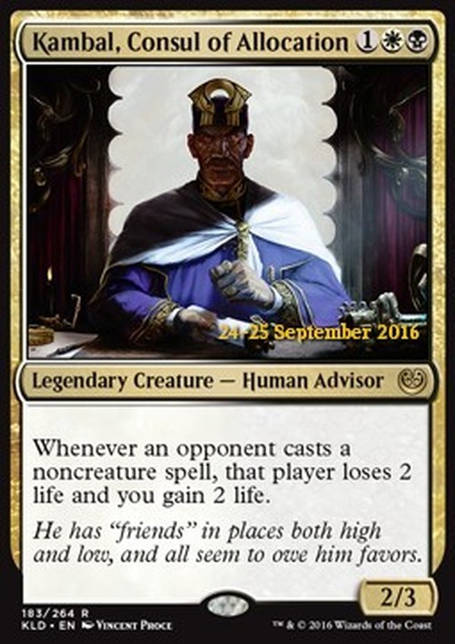 Magic: The Gathering Kambal, Consul of Allocation