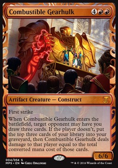 Magic: The Gathering Combustible Gearhulk