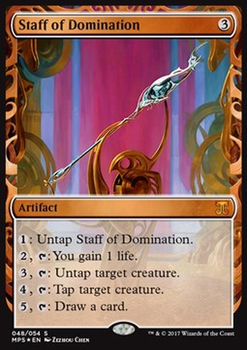 Magic: The Gathering Staff of Domination