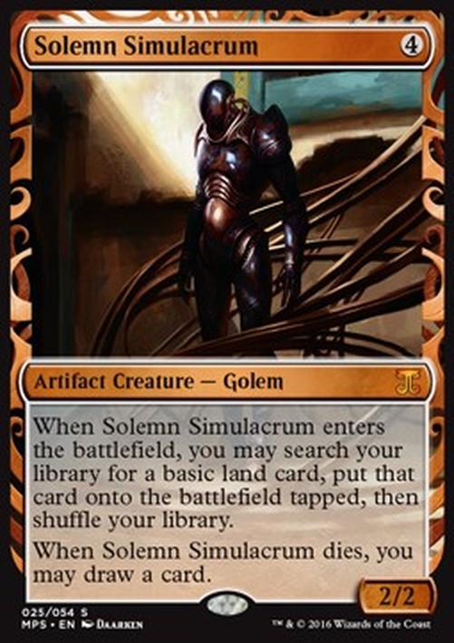 Magic: The Gathering Solemn Simulacrum