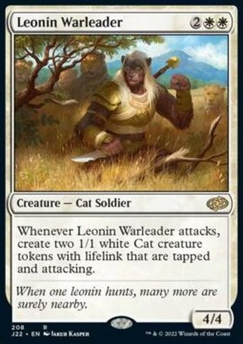 Magic: The Gathering Leonin Warleader