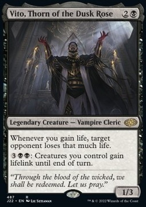 Magic: The Gathering Vito, Thorn of the Dusk Rose