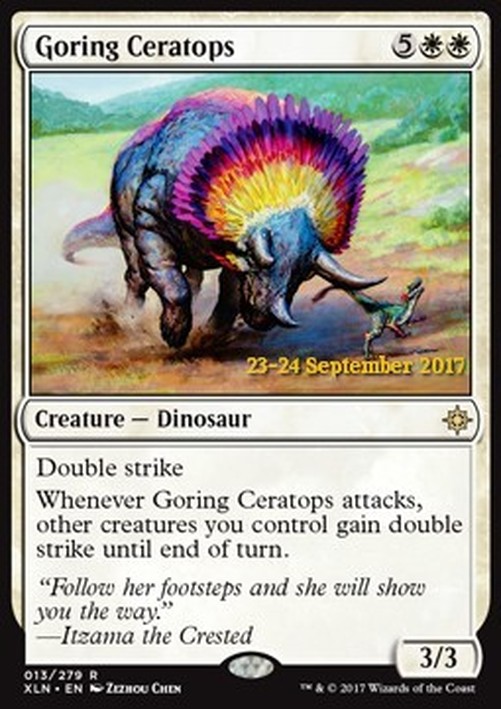 Magic: The Gathering Goring Ceratops