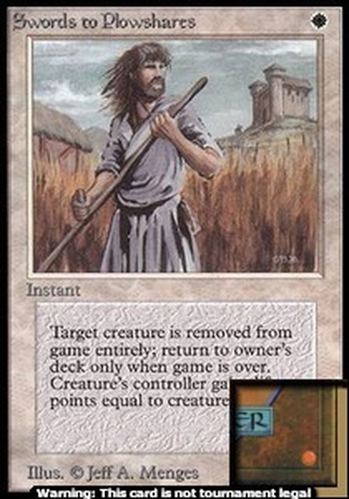 Magic: The Gathering Swords to Plowshares
