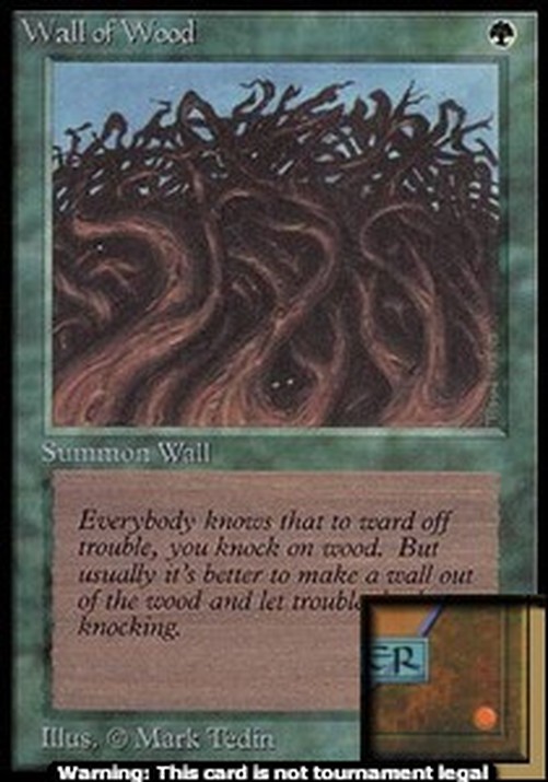 Magic: The Gathering Wall of Wood