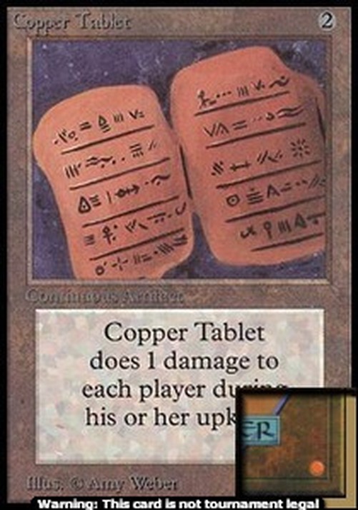 Magic: The Gathering Copper Tablet