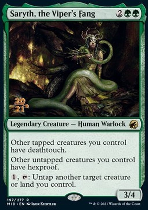 Magic: The Gathering Saryth, the Viper's Fang (V.1)