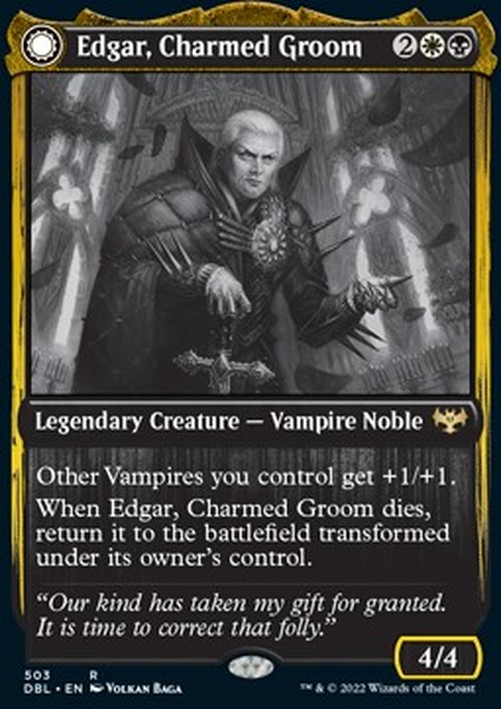 Magic: The Gathering Edgar, Charmed Groom // Edgar Markov's Coffin
