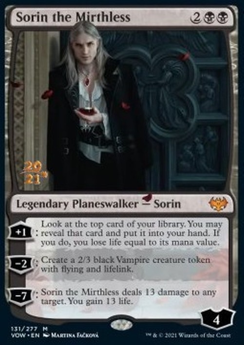 Magic: The Gathering Sorin the Mirthless (V.1)