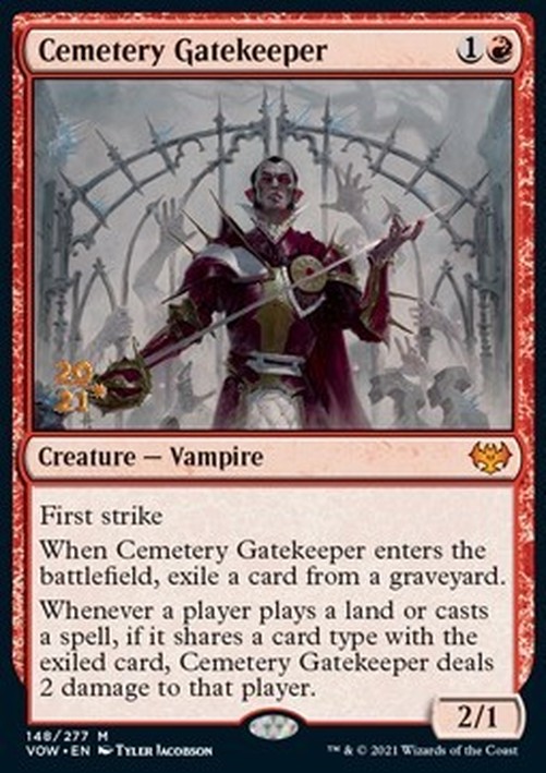Magic: The Gathering Cemetery Gatekeeper (V.1)