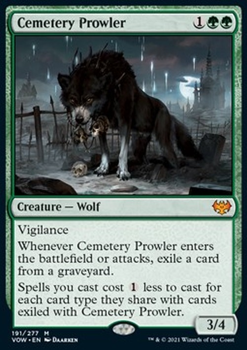 Magic: The Gathering Cemetery Prowler
