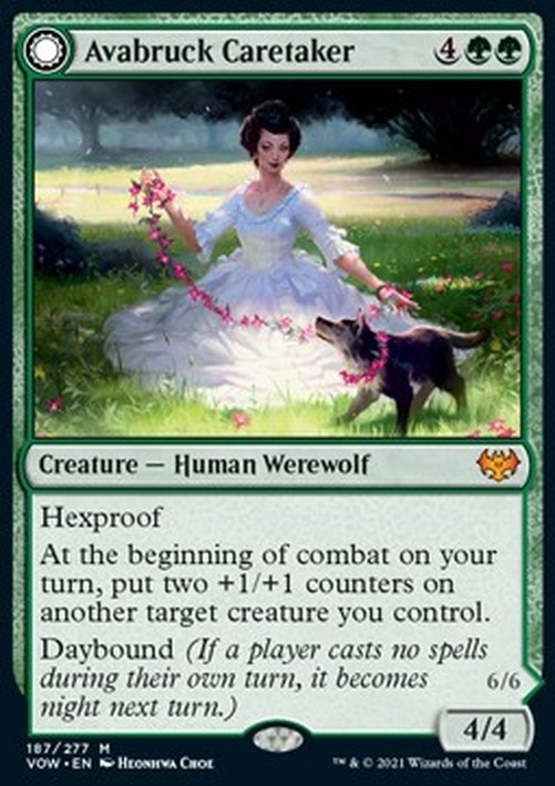 Magic: The Gathering Avabruck Caretaker // Hollowhenge Huntmaster