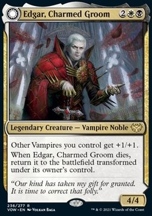 Magic: The Gathering Edgar, Charmed Groom // Edgar Markov's Coffin