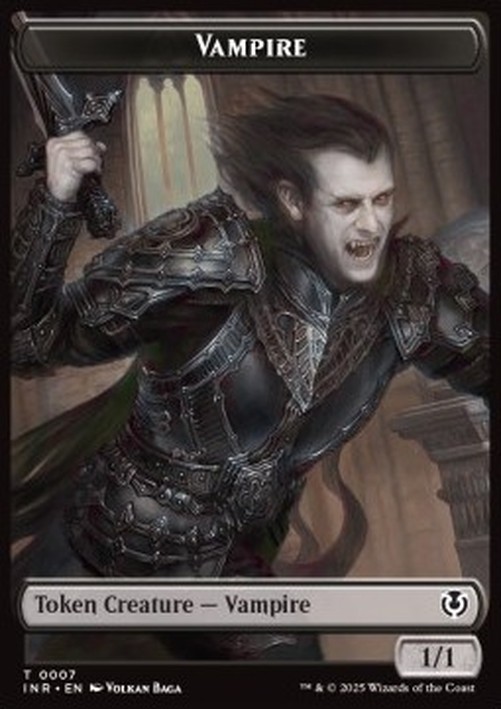 Magic: The Gathering Vampire Token (B 1/1) // Vampire Token (B 2/2)