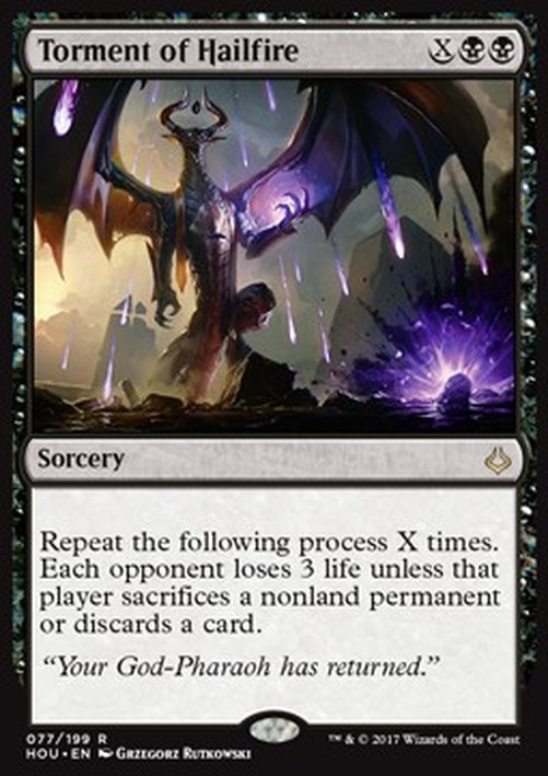 Magic: The Gathering Torment of Hailfire