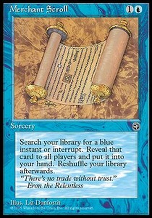 Magic: The Gathering Merchant Scroll