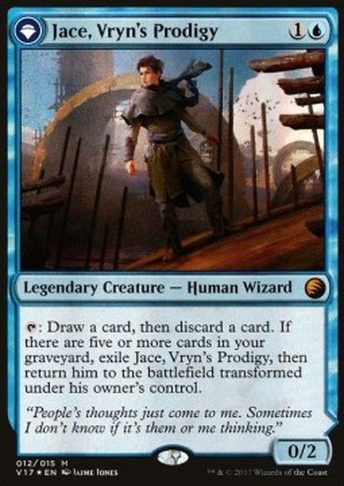 Magic: The Gathering Jace, Vryn's Prodigy // Jace, Telepath Unbound