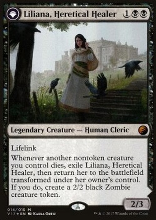 Magic: The Gathering Liliana, Heretical Healer // Liliana, Defiant Necroman
