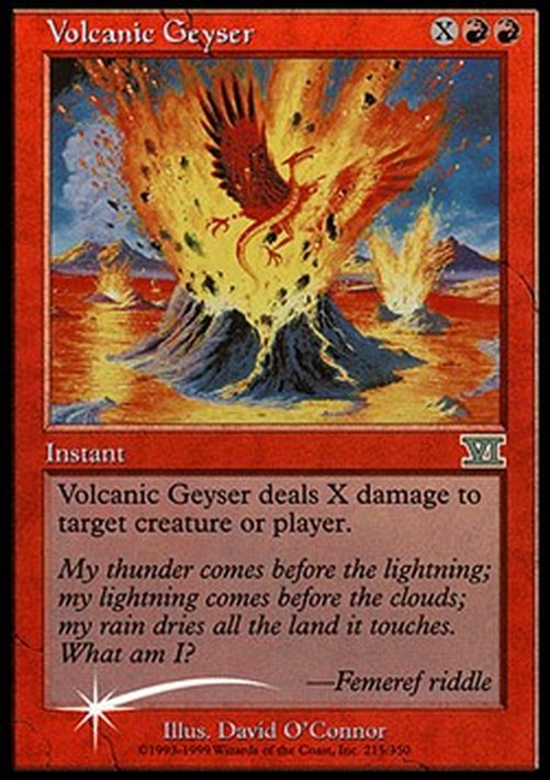 Magic: The Gathering Volcanic Geyser