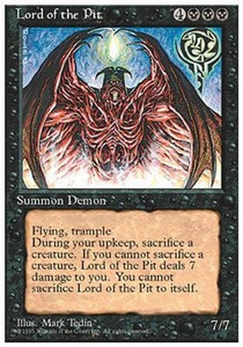 Magic: The Gathering Lord of the Pit