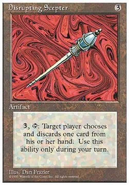 Magic: The Gathering Disrupting Scepter