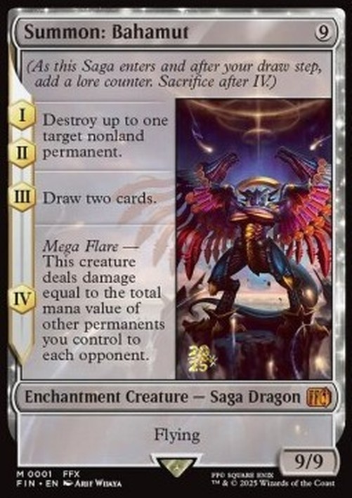 Magic: The Gathering Summon: Bahamut