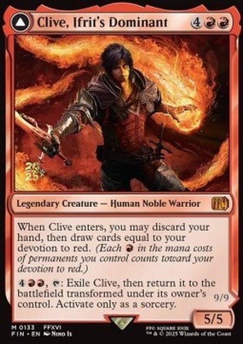 Magic: The Gathering Clive, Ifrit's Dominant // Ifrit, Warden of Inferno
