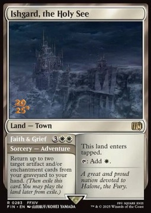 Magic: The Gathering Ishgard, the Holy See // Faith & Grief