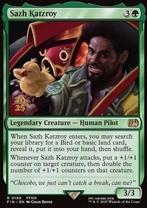 Magic: The Gathering Sazh Katzroy