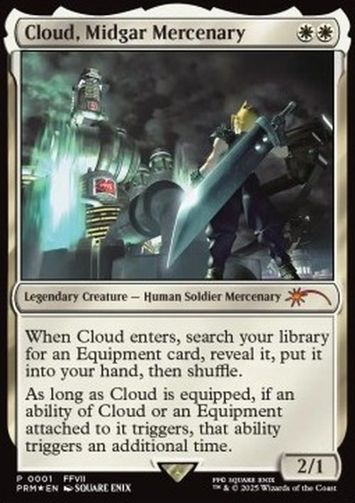 Magic: The Gathering Cloud, Midgar Mercenary (V.1)
