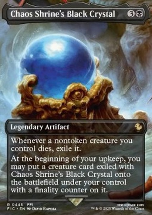 Magic: The Gathering Chaos Shrine's Black Crystal