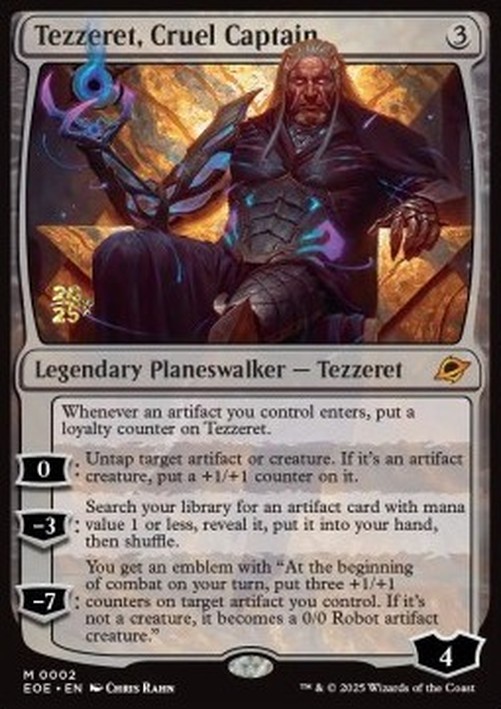 Magic: The Gathering Tezzeret, Cruel Captain (V.1)