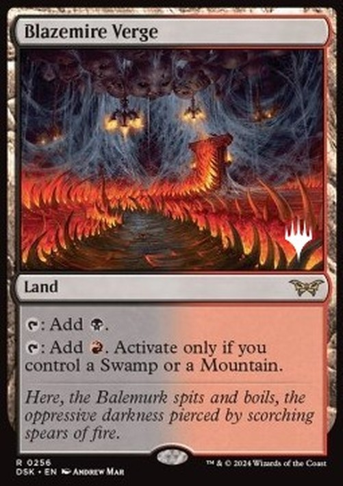 Magic: The Gathering Blazemire Verge (V.2)