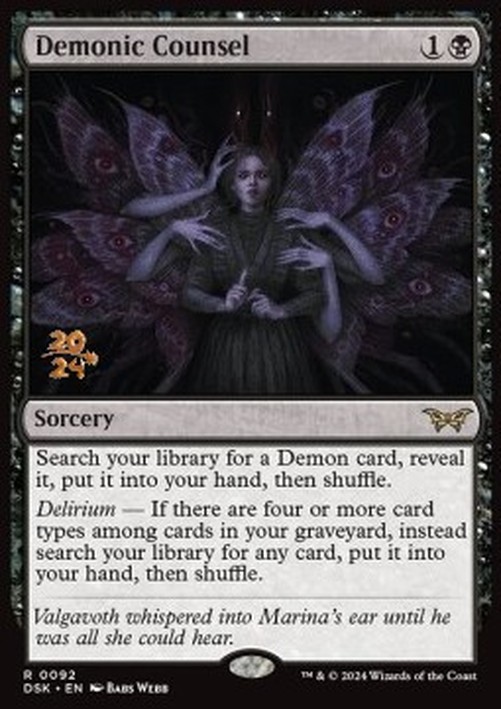 Magic: The Gathering Demonic Counsel (V.1)
