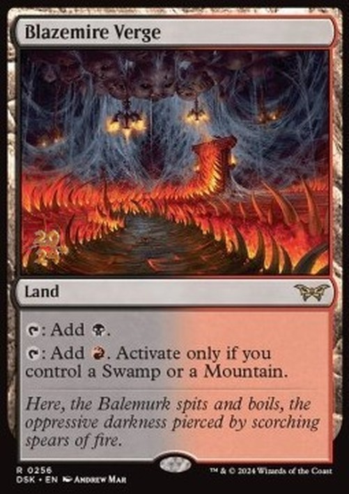 Magic: The Gathering Blazemire Verge (V.1)