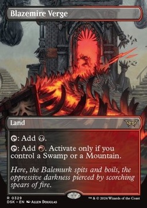 Magic: The Gathering Blazemire Verge